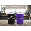 Foldable Reusable Durable Magnetic Neoprene Can Coolie | https://www.bestnamebadges.com