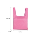Stock Durable Colorful Folding Reusable Grocery Bags | https://www.bestnamebadges.com