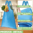 Stock Durable Colorful Folding Reusable Grocery Bags | https://www.bestnamebadges.com
