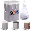 Collapsible Large Laundry Basket Storage Bag With Handles | https://www.bestnamebadges.com
