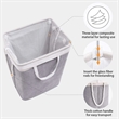 Collapsible Large Laundry Basket Storage Bag With Handles | https://www.bestnamebadges.com