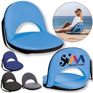 Portable Multi-Fold Padded Floor Chair With Back Support
