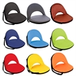 Portable Multi-Fold Padded Floor Chair With Back Support | https://www.bestnamebadges.com