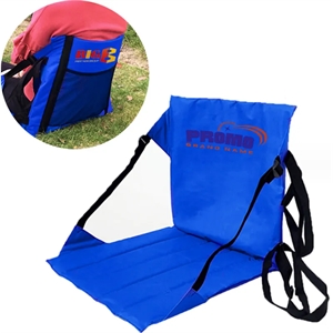 Custom lightweight portable stadium seats with backrest