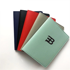 Leather Passport Holder Covers Book Waterproof Travel