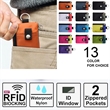 RFID Blocking Small Wallet with ID Window | https://www.bestnamebadges.com