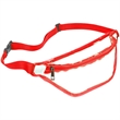 Waterproof Clear Stadium Fanny Pack w/ A Zipper Pockets | https://www.bestnamebadges.com
