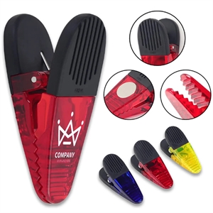 Multipurpose Plastic Refrigerator Magnet Snacks Bag Clips