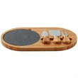 4-Piece Oval Slate Cheese Board Set | https://www.bestnamebadges.com