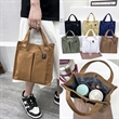 Multi-pocket Canvas Tote Bento Handbag | https://www.bestnamebadges.com