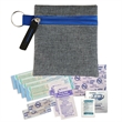 Heathered Mini First Aid Kit | https://www.bestnamebadges.com