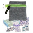 Heathered Mini First Aid Kit | https://www.bestnamebadges.com