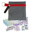 Heathered Mini First Aid Kit | https://www.bestnamebadges.com