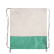 Two Tone Cotton Burlap Drawstring Bag ( 14.5'' X 16'' ) | https://www.bestnamebadges.com
