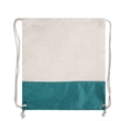 Two Tone Cotton Burlap Drawstring Bag ( 14.5'' X 16'' ) | https://www.bestnamebadges.com