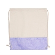 Two Tone Cotton Burlap Drawstring Bag ( 14.5'' X 16'' ) | https://www.bestnamebadges.com