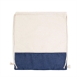 Two Tone Cotton Burlap Drawstring Bag ( 14.5'' X 16'' ) | https://www.bestnamebadges.com