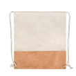 Two Tone Cotton Burlap Drawstring Bag ( 14.5'' X 16'' ) | https://www.bestnamebadges.com