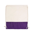 Two Tone Cotton Burlap Drawstring Bag ( 14.5'' X 16'' ) | https://www.bestnamebadges.com