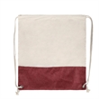 Two Tone Cotton Burlap Drawstring Bag ( 14.5'' X 16'' ) | https://www.bestnamebadges.com