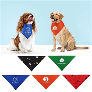 Custom Sublimated Triangle Dog Bandana