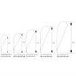 Lasting Durable Promotion Custom Feather Flag Banner Set | https://www.bestnamebadges.com