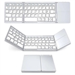 Foldable Bluetooth Keyboard with Touchpad Rechargeable | https://www.bestnamebadges.com
