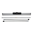 31.5" Retractable Banner Stand With Full Color | https://www.bestnamebadges.com