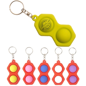 Decompression Tool Bubble Brain Vent Pinch Toy KeyChain