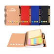 Convenience Portable Lined Spiral Notebook With Notepad | https://www.bestnamebadges.com