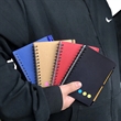 Convenience Portable Lined Spiral Notebook With Notepad | https://www.bestnamebadges.com