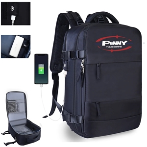 Waterproof Luggage Travel Backpack With Shoe Compartment
