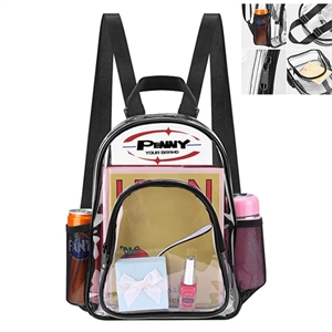 Stadium Approved Clear Waterproof PVC Bag Small Backpack