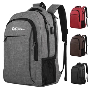 Durable Travel Laptop Backpack with USB Charging Port