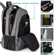 Durable Travel Laptop Backpack with USB Charging Port | https://www.bestnamebadges.com