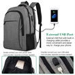 Durable Travel Laptop Backpack with USB Charging Port | https://www.bestnamebadges.com