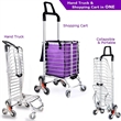 Foldable Shopping Grocery Carts | https://www.bestnamebadges.com