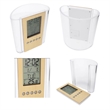 Multifunctional Digital Bamboo And Wood Pen Holder Clock | https://www.bestnamebadges.com