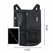 Wet and Dry Compartments Mesh Drawstring Swim Backpack | https://www.bestnamebadges.com