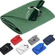 Microfiber Waffle Pattern Golf Towel With Carabiner Clip | https://www.bestnamebadges.com