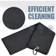 Microfiber Waffle Pattern Golf Towel With Carabiner Clip | https://www.bestnamebadges.com