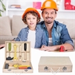 Funny Educational Wooden Maintenance Combination Tool Kit | https://www.bestnamebadges.com
