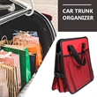 Multifunctional large capacity Retractable Bag Car Organizer | https://www.bestnamebadges.com