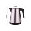 Automatic Quick Hot Water Stainless Steel Electric Kettle | https://www.bestnamebadges.com