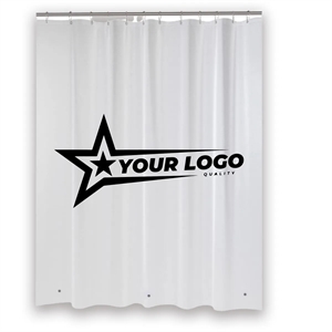 Clear Lightweight PEVA Waterproof Long Shower Curtain Liner