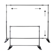 BACKDROP STEP AND REPEAT BANNER STAND 8' X 10' | https://www.bestnamebadges.com