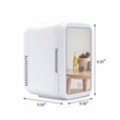 Portable Mirror And LED Design Beauty Skincare Mini Fridge | https://www.bestnamebadges.com