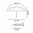 Portable Windproof Fully Automatic Folding Umbrella | https://www.bestnamebadges.com
