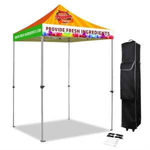 5' X 5' Pop Up Tent With Sublimated Canopy