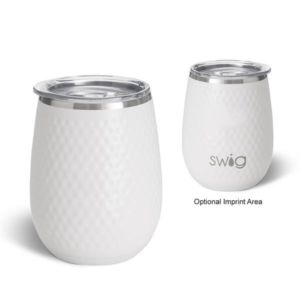 14Oz. Swig Life Golf Stainless Steel Stemless Wine Tumbler | https://www.bestnamebadges.com